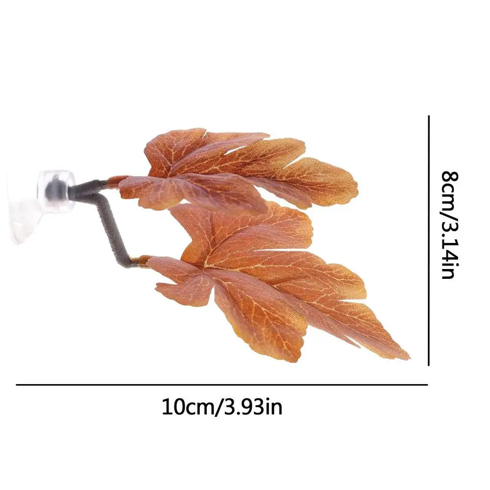 Simulation Betta Leaf Landscape Hammock Fish Rest Spawning Leaf Fish Rest Bed Artificial Plant Fish Bed for Aquarium Fish Tank