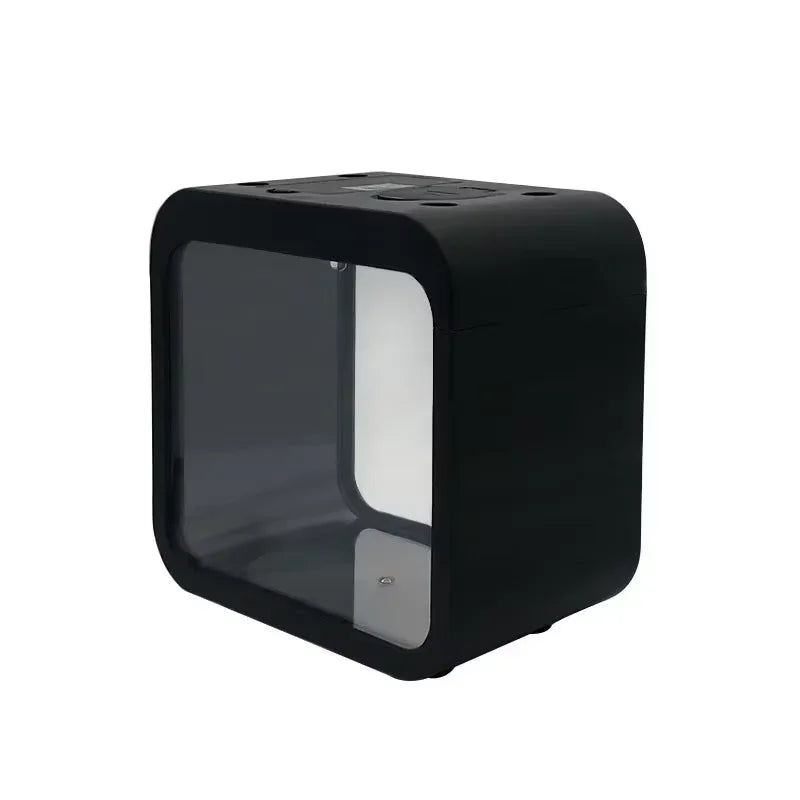 Creative Aquarium LED Decoration Small Aquarium Fish Tank Betta Transparent Fish Tank LED Light Goldfish Small Fish Tank