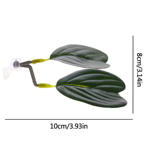 Simulation Betta Leaf Landscape Hammock Fish Rest Spawning Leaf Fish Rest Bed Artificial Plant Fish Bed for Aquarium Fish Tank