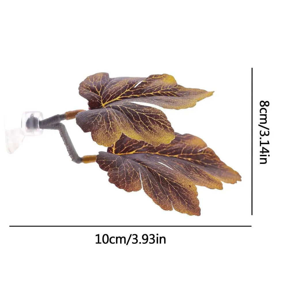 Simulation Betta Leaf Landscape Hammock Fish Rest Spawning Leaf Fish Rest Bed Artificial Plant Fish Bed for Aquarium Fish Tank